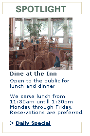 Spotlight, Dine at the Inn